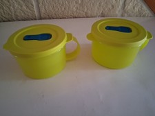 tupperware  2 mugs - bol -tasse  - microware -  micro ondes 450 ml