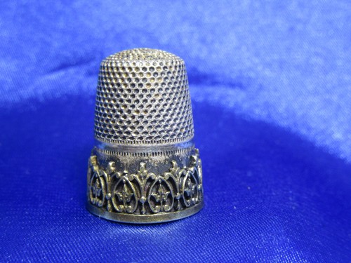 Ancien dé coudre argent - dé,