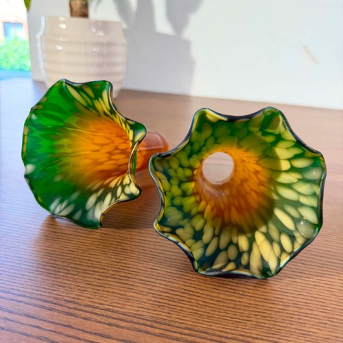 Paire tulipes art déco - de,