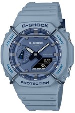 Montre Homme CASIO G-SHOCK GA-2100PT-2AJF Série Ton sur Ton Résine Bleue NEUVE
