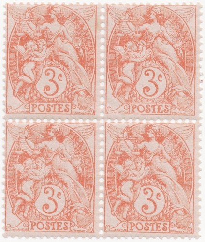 Timbre france année 1900 - france,
