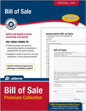 Bill of Sale Forms Pack