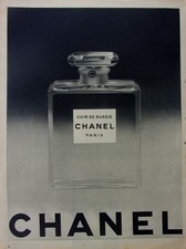 Publicite  PARFUM  CHANEL   CUIR DE RUSSIE   ANNEE 1952    M1846