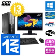 PC HP Pro 4300 SFF Ecran 22"