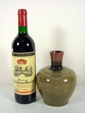 Vase Grès Emaillé Signé