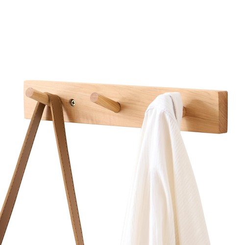 Coat hook wooden rack - coat,