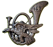 INSIGNE 12° BATAILLON DE CHASSEURS - ABPD - EPINGLE