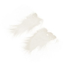 2 Pcs Fausse Barbe Blanche