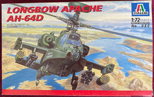 MAQUETTE - ITALERI - HELICOPTERE - 1/72 - LONGBOW APACHE AH-64D- VOIR DESCRIPTIF