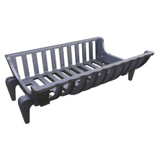 Porte-bûches en Fonte 45/42,5 x 28,5 x15cm Pour cheminée et poêle à bois LUNAWAY