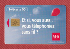 TELECARTE F615A - SFR V° LE TELEPHONE PORTATIF.  GEM1B. 12/95 - 50U. TTB