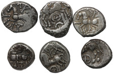 LOT - Pièces en argent Gauloises LINGONS quinaire KALETEDOY