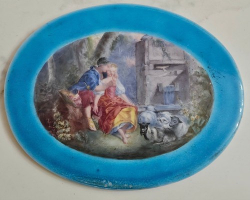 Petite plaque porcelaine - en,
