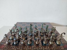 Marinakis Bros Jeu Set Echecs Complete Mythologie Grèce Minotaur Chess Bronze
