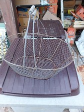 Vintage Ancien PANIER A ŒUFS ou SALADE en FIL DE FER  METAL Oeuf