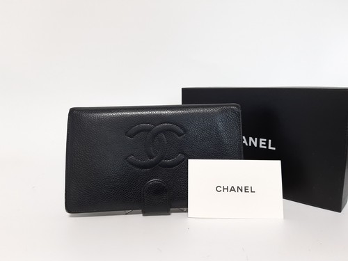 Portefeuille long chanel peau - portefeuille,