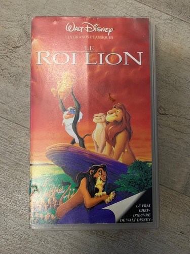 Cassette vhs disney roi - disney, le