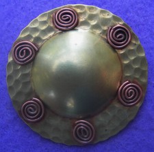 art déco BROCHE bouclier