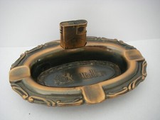 vintage cendrier + briquet MARLBORO LIGHTER leichter più leggero