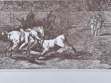 Scène tauromachie Goya Espagne corrida taureau & matador toréador Tauromaquia