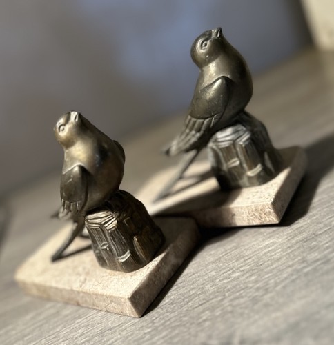 Serre livres art deco oiseaux - serre, ,oiseaux