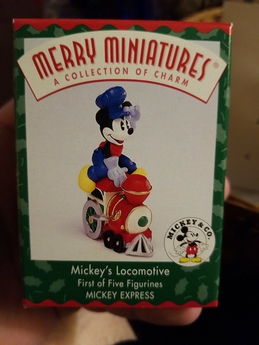 Hallmark mickey locomotive - hallmark,