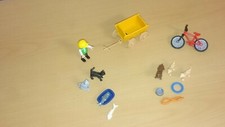 playmobil  lot : chat chien