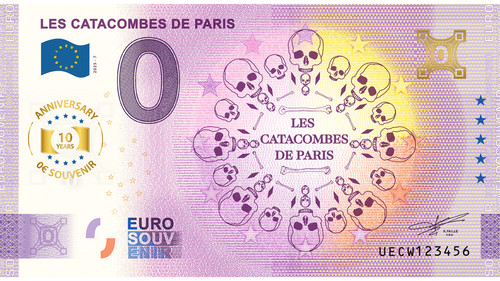 Billet souvenir 2025 - , france