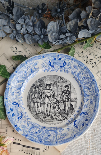 Ancienne assiette - ancienne,