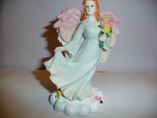 Statuette ange résine - statuette,