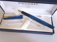 CAPTIVANT ET RAVISSANT STYLO PLUME WATERMAN APOSTROPHE BLEU A238-240