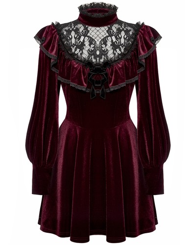 Robe mini lolita gothique - mini,