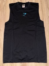 Gymshark Onyx 5.0 Tank - Black/Blue Old model - Size L