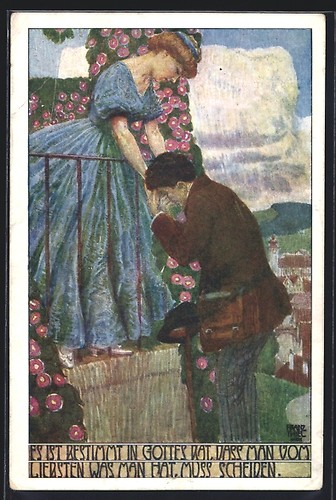 Carte postale artiste - carte, d'artiste