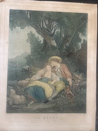 Gravure ancienne après - gravure,