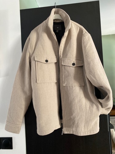 Manteau taille beige - manteau, hm