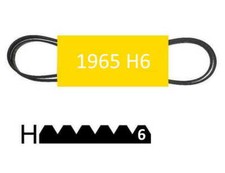 Courroie 1965H6 MAEL poly v