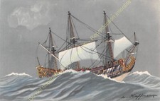 CP BATEAU ILLUSTRATION MARITIME COLONIALE Vaisseaux Le Soleil Royal