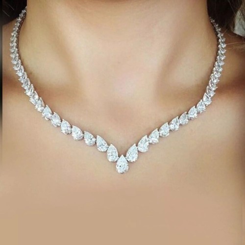 Blanc traitée diamant tennis - traitée,