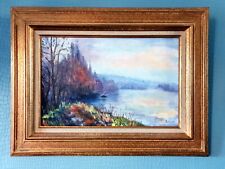 Hucher Denise école de Rouen Amfreville la mi-voie Huile sur toile