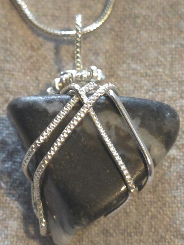 Zebra jasper pendant a - zebra,