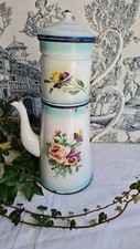 Ancienne cafetiere emaillee - ancienne,