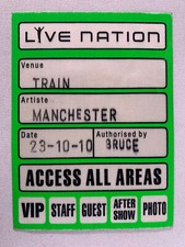 Billet De Train Original Vintage Académie Université De Manchester Octobre 2010