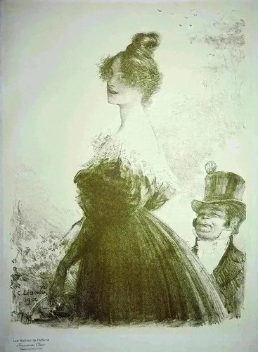 Leandre lithographie originale - lithographie,