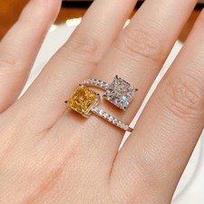 Bague plaqué or cristaux