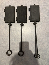 3 Anciens Gaufrier En Fonte Marqué 1