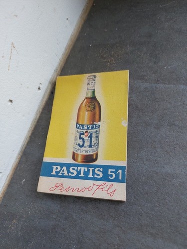Petit carnet vierge pastis - ,