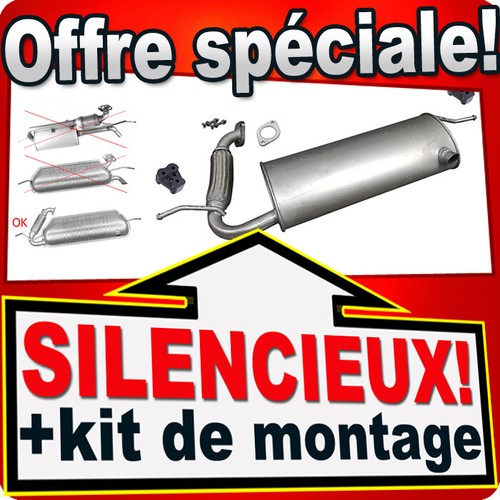 Silencieux arriere pour smart - pour,