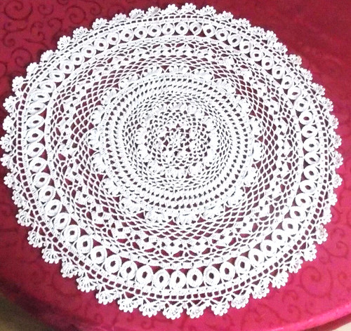 Napperon crochet main - ,