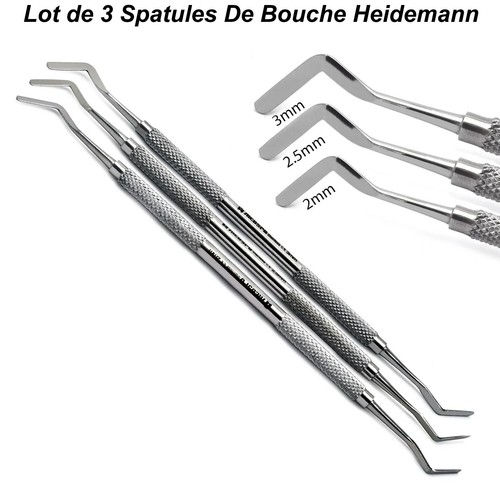 Lot dentaire spatules - de, 3